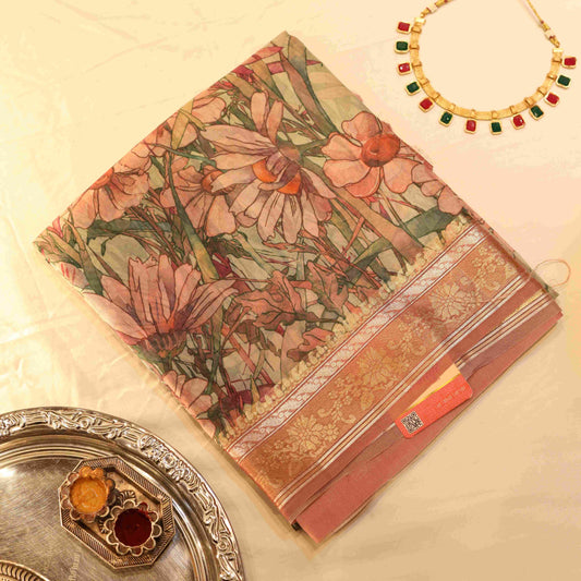 Pure Organsa Saree - Vaishali Silks