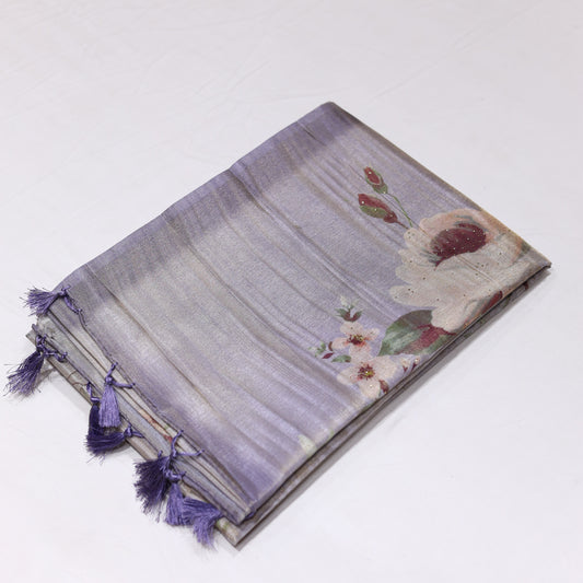 Laylock Tissue Saree - Vaishali Silks