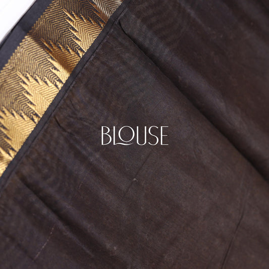 Maroon Chanderi Saree - Vaishali Silks