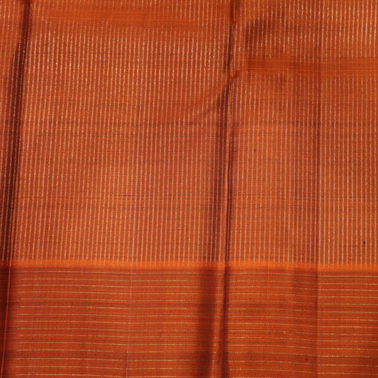 pure Silk Saree Bottle Green with Brown - Vaishali Silks