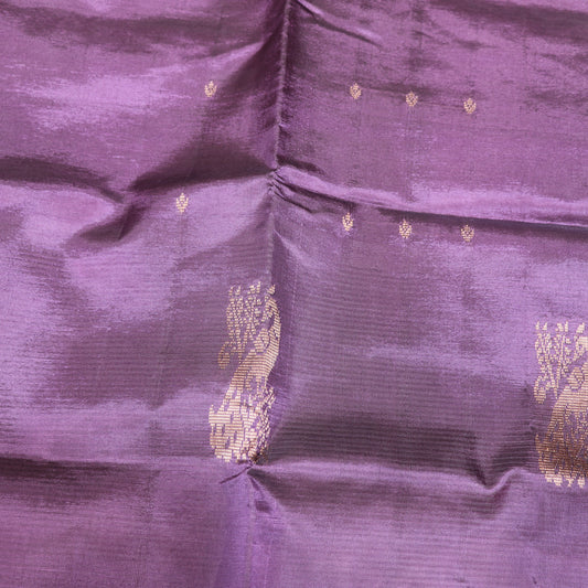 Banana Silk Saree (WITH OUTBLOUSE) Voilet Colour - Vaishali Silks
