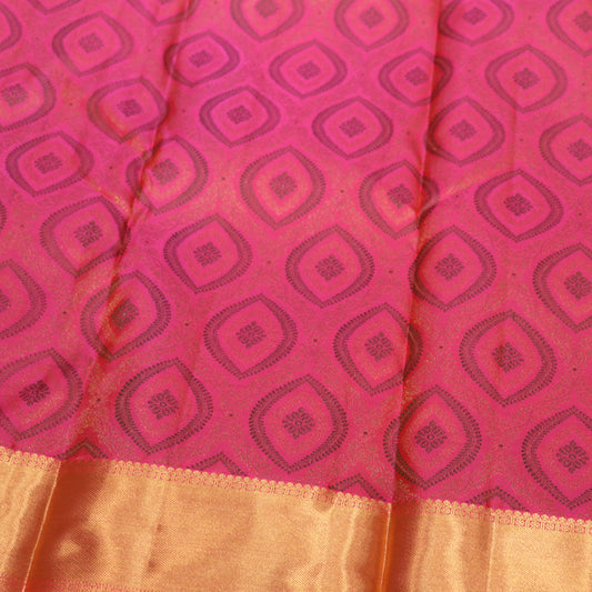 Pure Silk Saree  Pink Colour - Vaishali Silks