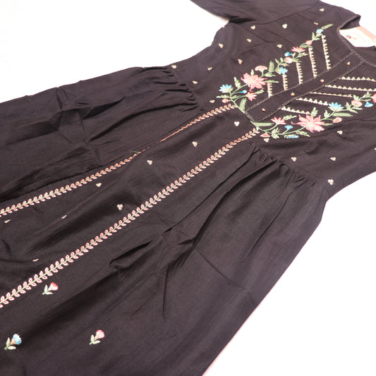 Kurti Set Black Colour - Vaishali Silks