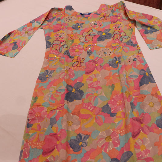 Kurti Set multi Colour - Vaishali Silks