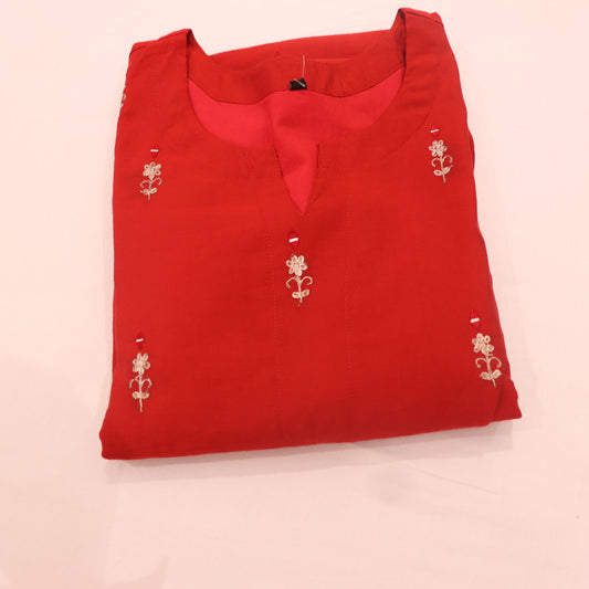 Kurti Set Red Colour - Vaishali Silks