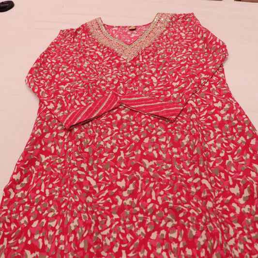 Cotton Pink colour - Vaishali Silks