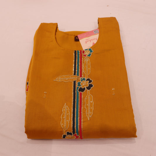 kurti Set  Yellow Colour - Vaishali Silks