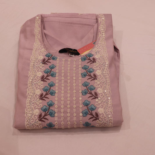 Kurti Set Lavender Colour - Vaishali Silks