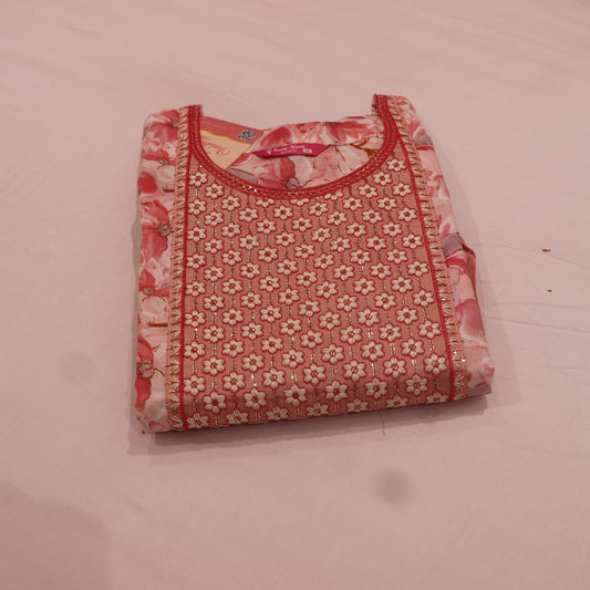 Kurti Set Pink Colour - Vaishali Silks