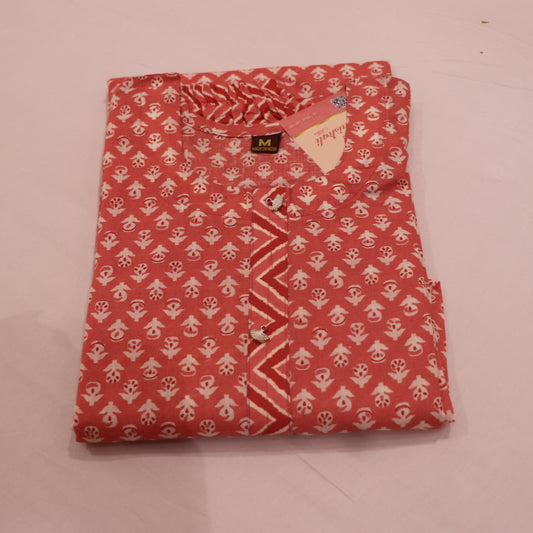 Kurti Set Pink Colour - Vaishali Silks