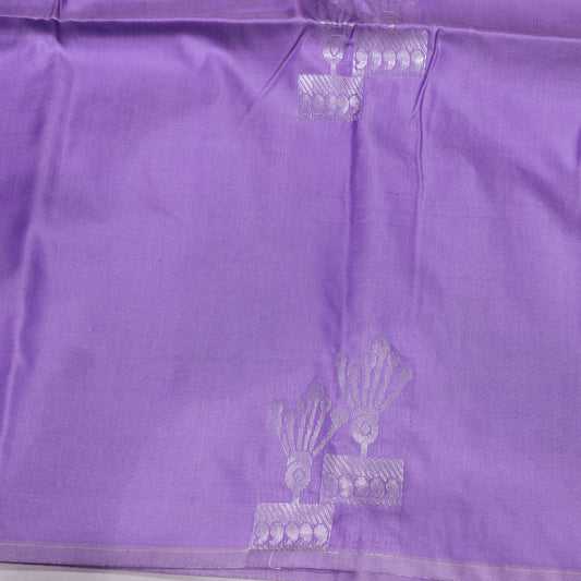 Semi Silk Saree Violet Colour - Vaishali Silks