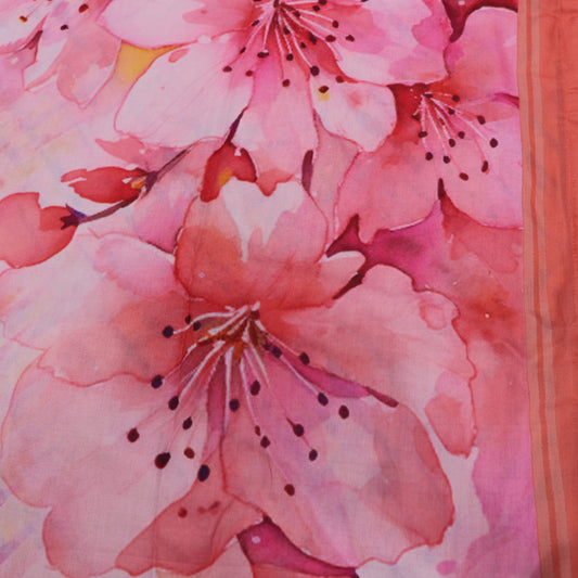 Fancy saree Orange   Colour - Vaishali Silks