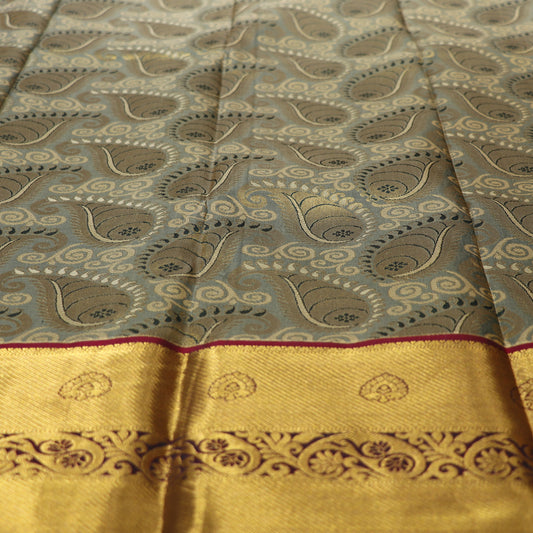 Pure Silk Saree Green Colour - Vaishali Silks