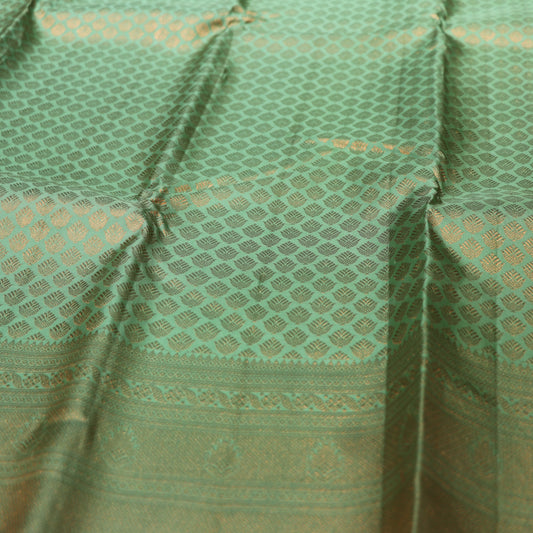Pure Silk Saree Green Colour - Vaishali Silks