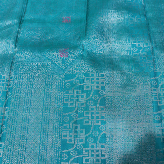Pure silk Pista Green With Ramar  Green - Vaishali Silks