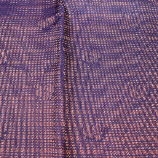Pure silk Dark  Blue  With  Sky Blue  Colour - Vaishali Silks