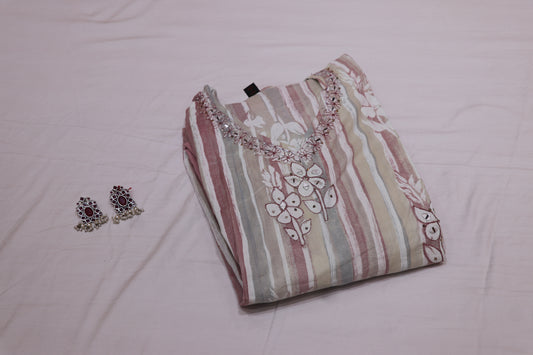 Kurtie Set Light Lavender Colour