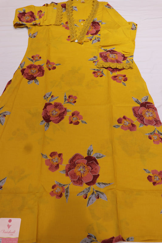 Kurtie Set Mustered Colour