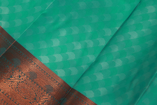 Semi Silk Ramar Blue with Voilet - Vaishali Silks