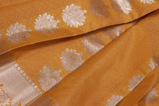 Semi Silk Yellow - Vaishali Silks