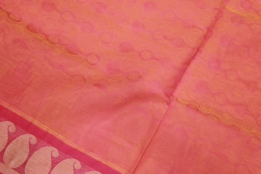 Pure cotton orang saree - Vaishali Silks