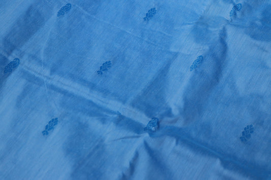 Kalyani  Cotton Saree  Sky  Blue - Vaishali Silks