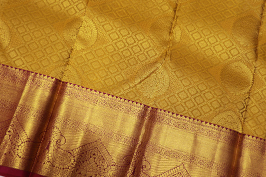 Pure  Silk Saree Green With pink Colour - Vaishali Silks