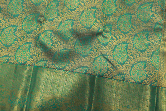 Pure  Silk Saree  Ramar Blue Colour - Vaishali Silks