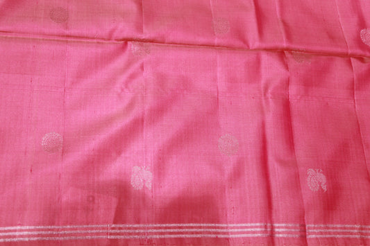 Pure Silk saree  Pink Saree - Vaishali Silks
