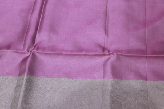 Pure Silk saree   Lavender colour - Vaishali Silks