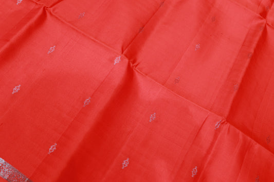 Pure Silk saree  Red Colour - Vaishali Silks