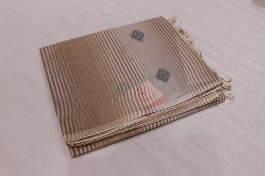 Cotton  Saree Sandol  Colour - Vaishali Silks