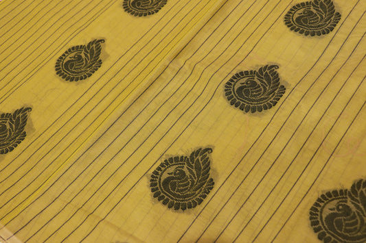 Cotton  Saree Light Green  Colour - Vaishali Silks