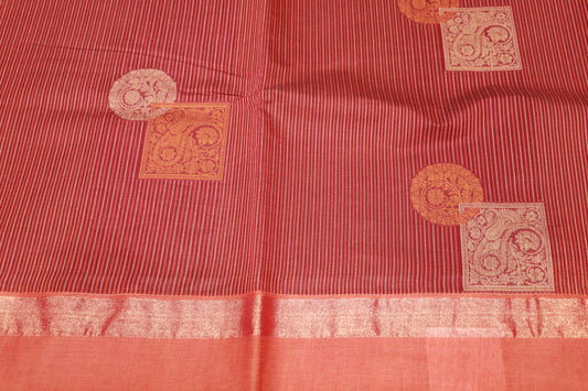 Cotton  Saree Orane Colour - Vaishali Silks