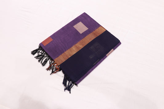cotton saree violet Colour - Vaishali Silks