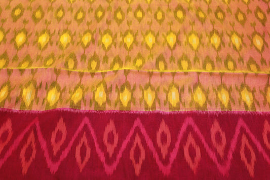 Silk  Cotton Pink  Colour - Vaishali Silks