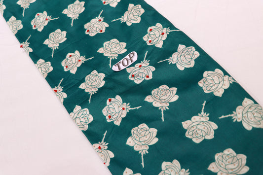 Pure Cotton Salwar Material Green Colour - Vaishali Silks