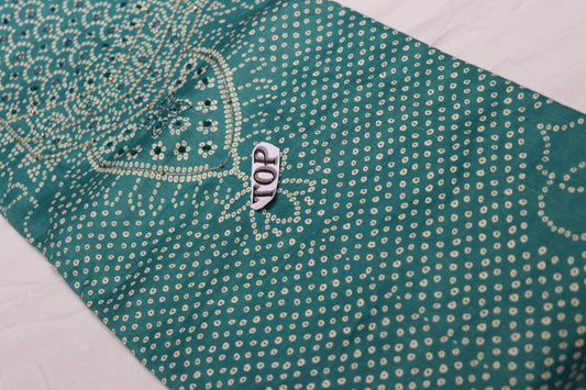 Pure  Cotton  Salwar  Material Blue Colour - Vaishali Silks