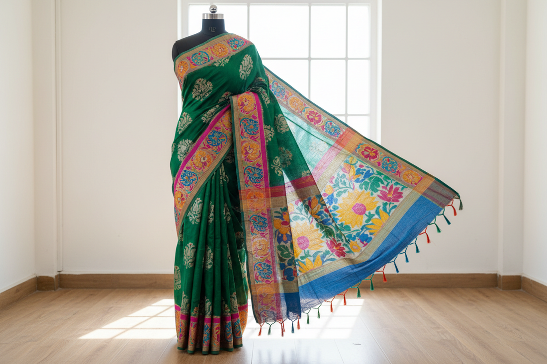 Latest Designer Pure Cotton Sarees for Daily and Office Wear