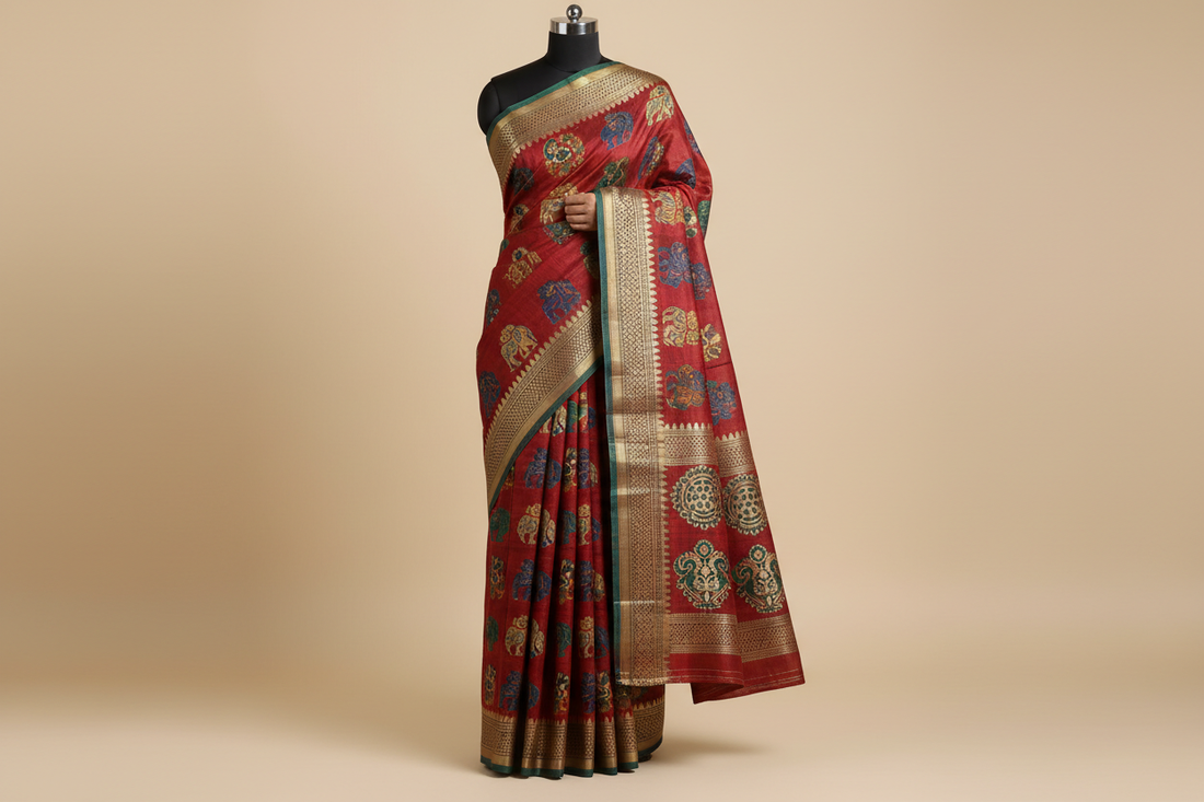 Designer Pure Cotton Sarees – Comfort with Contemporary Elegance