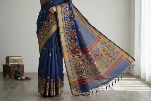 Designer Pure Cotton Saree: The Perfect Blend of Comfort, Style, and Tradition