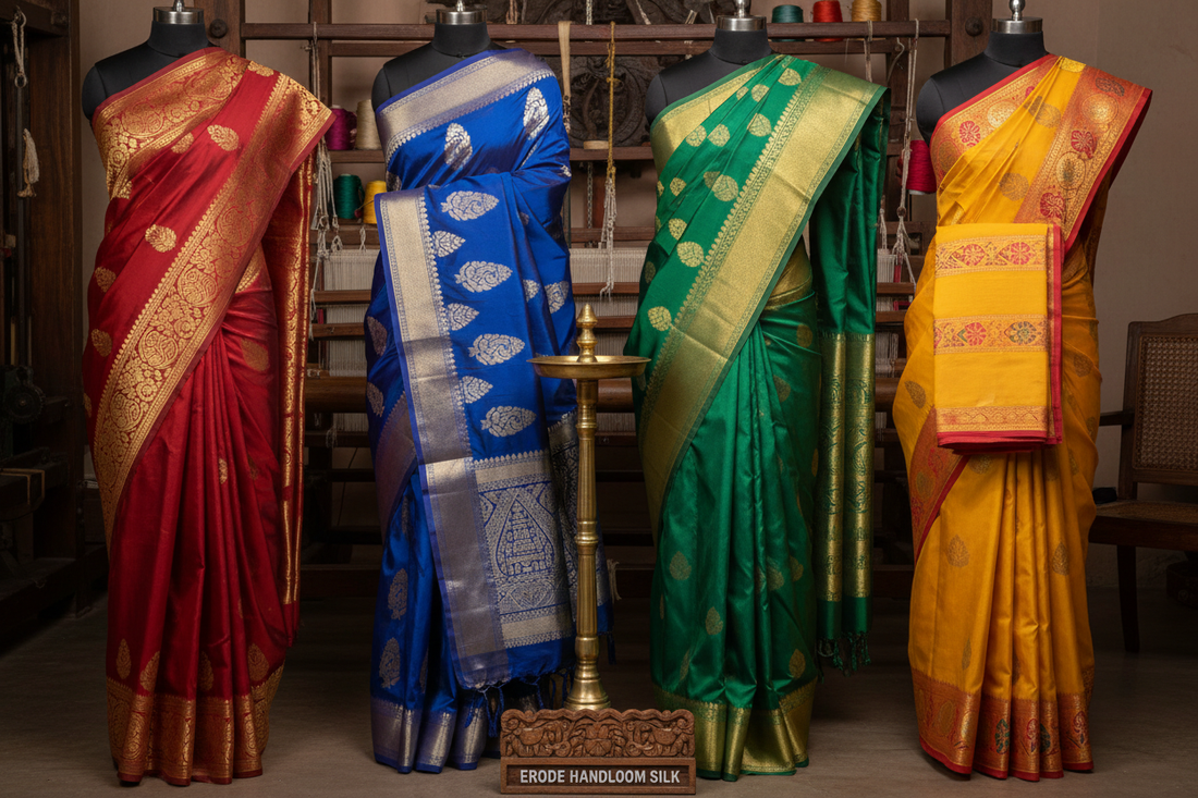 Handloom Silk Sarees from Erode: Tradition Woven with Elegance