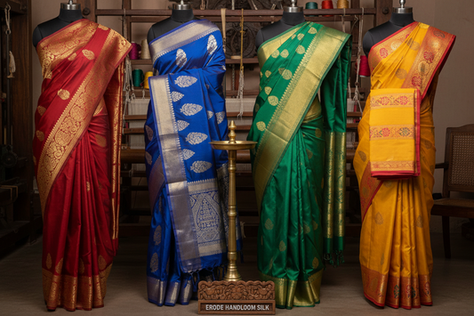 Handloom Silk Sarees from Erode: Tradition Woven with Elegance