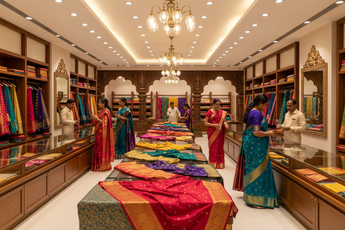 Saree Showrooms in Erode: Elegant Collections for Every Occasion