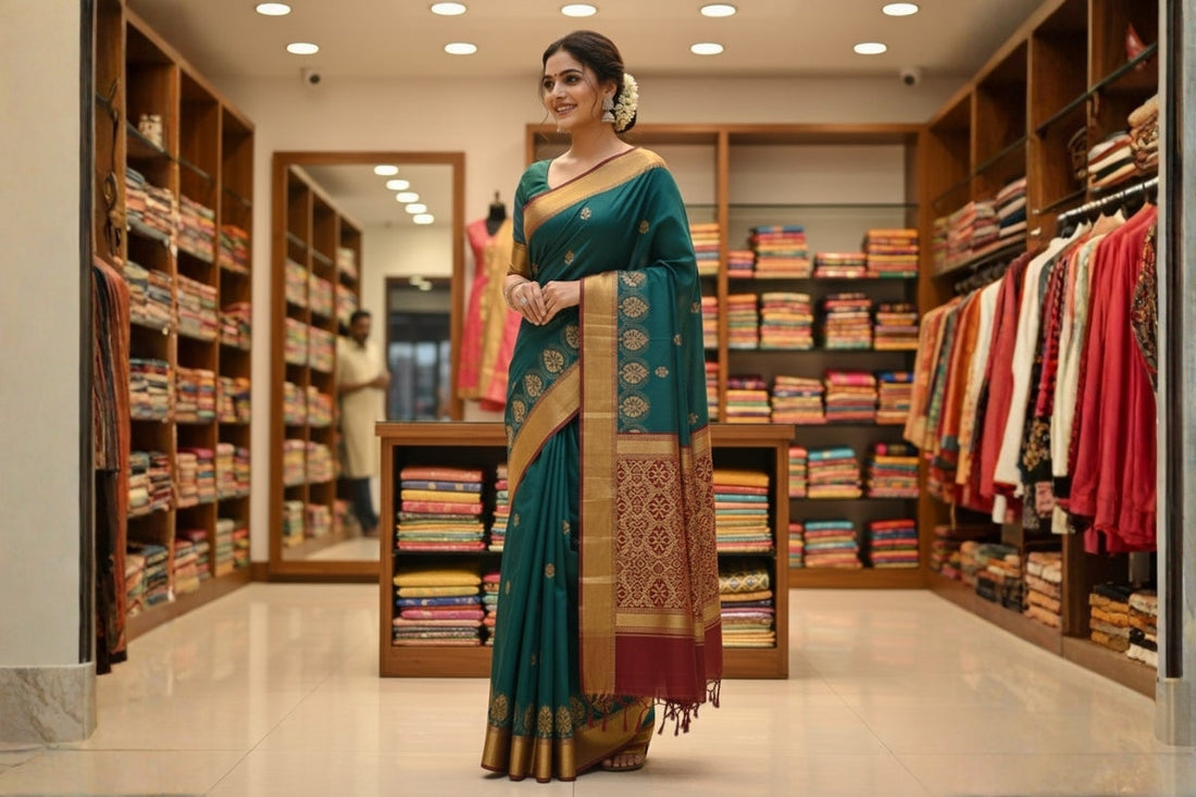 Silk Cotton Sarees Online – A Perfect Blend of Tradition, Comfort & Elegance