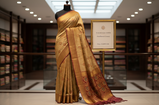 Understanding Tussar Silk Saree Pricing and Craftsmanship
