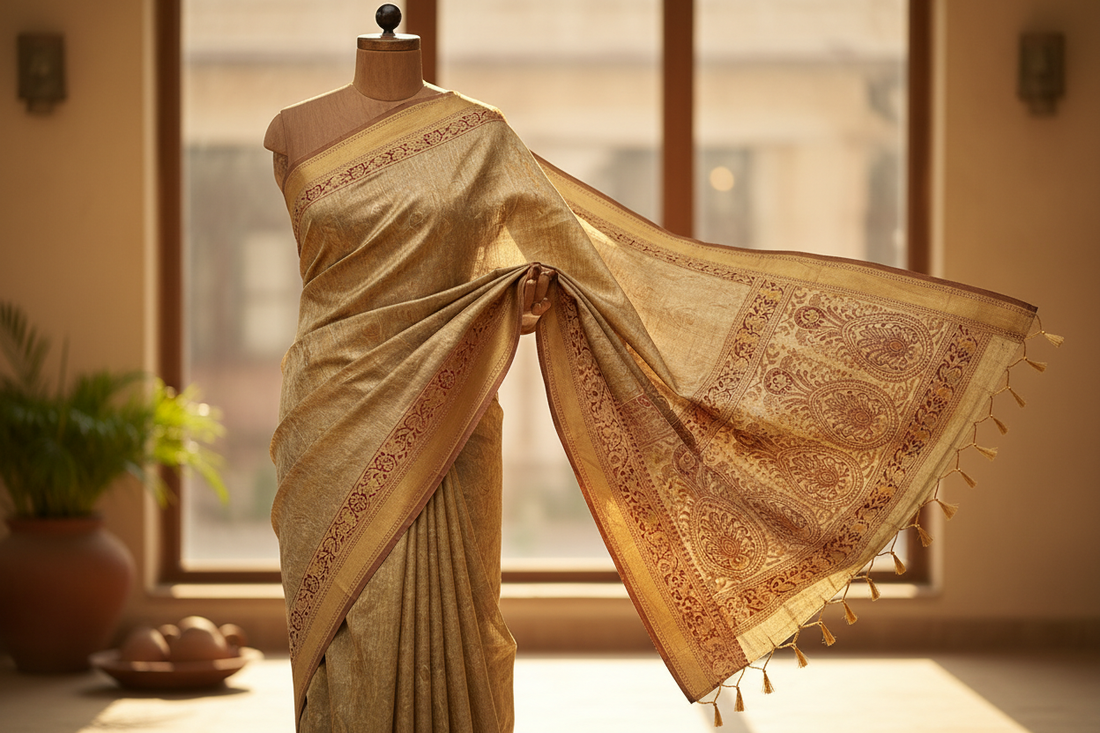 Tussar Silk Sarees: A Celebration of Natural Beauty and Heritage