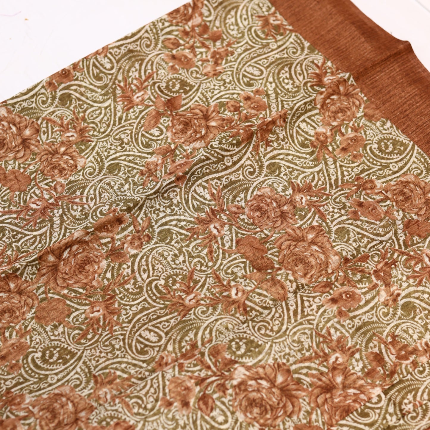 Caramel Dust Fancy Saree