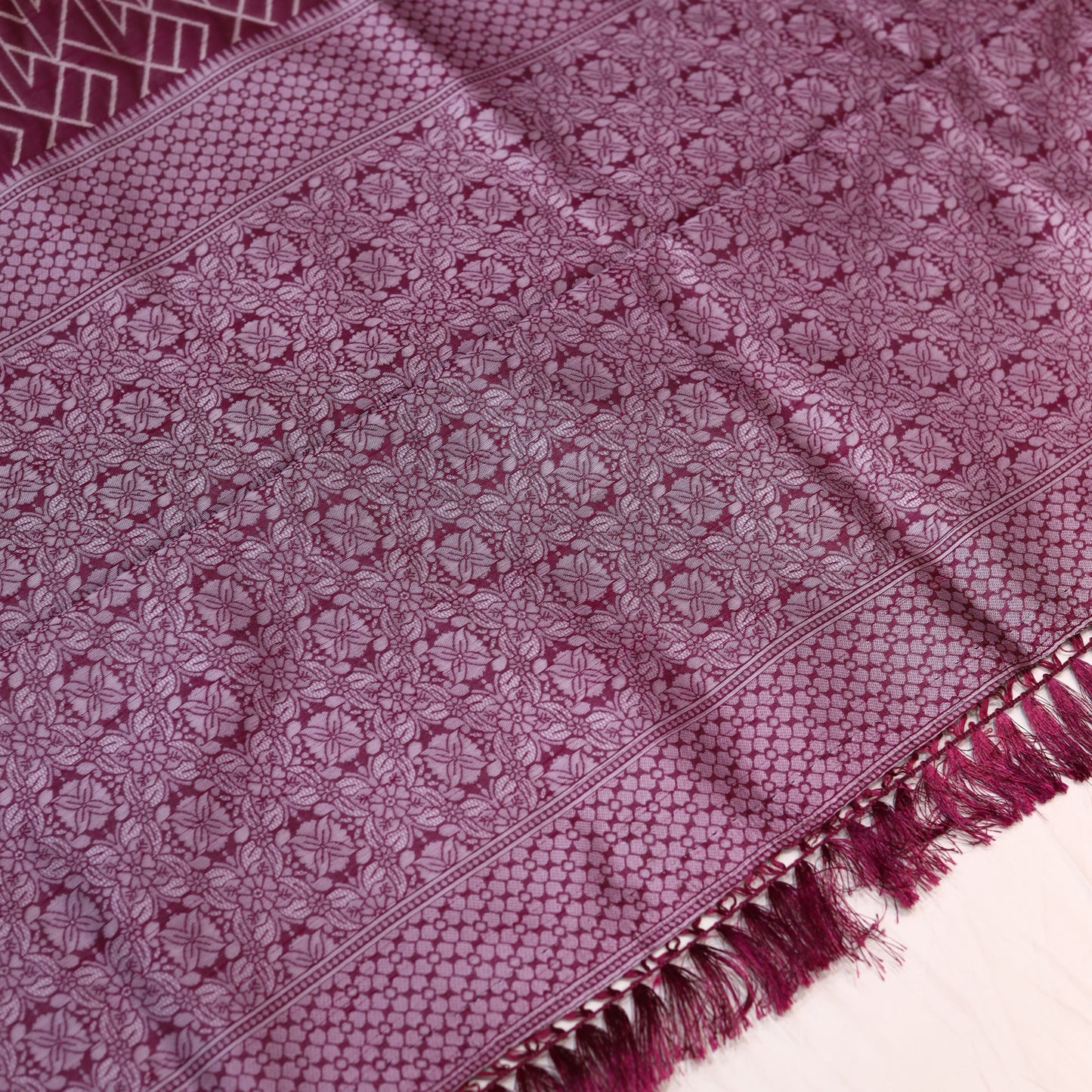 wine Fancy Saree