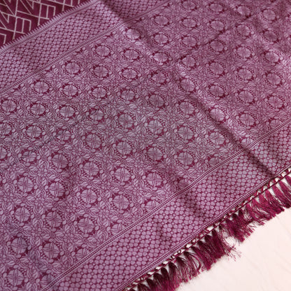 wine Fancy Saree